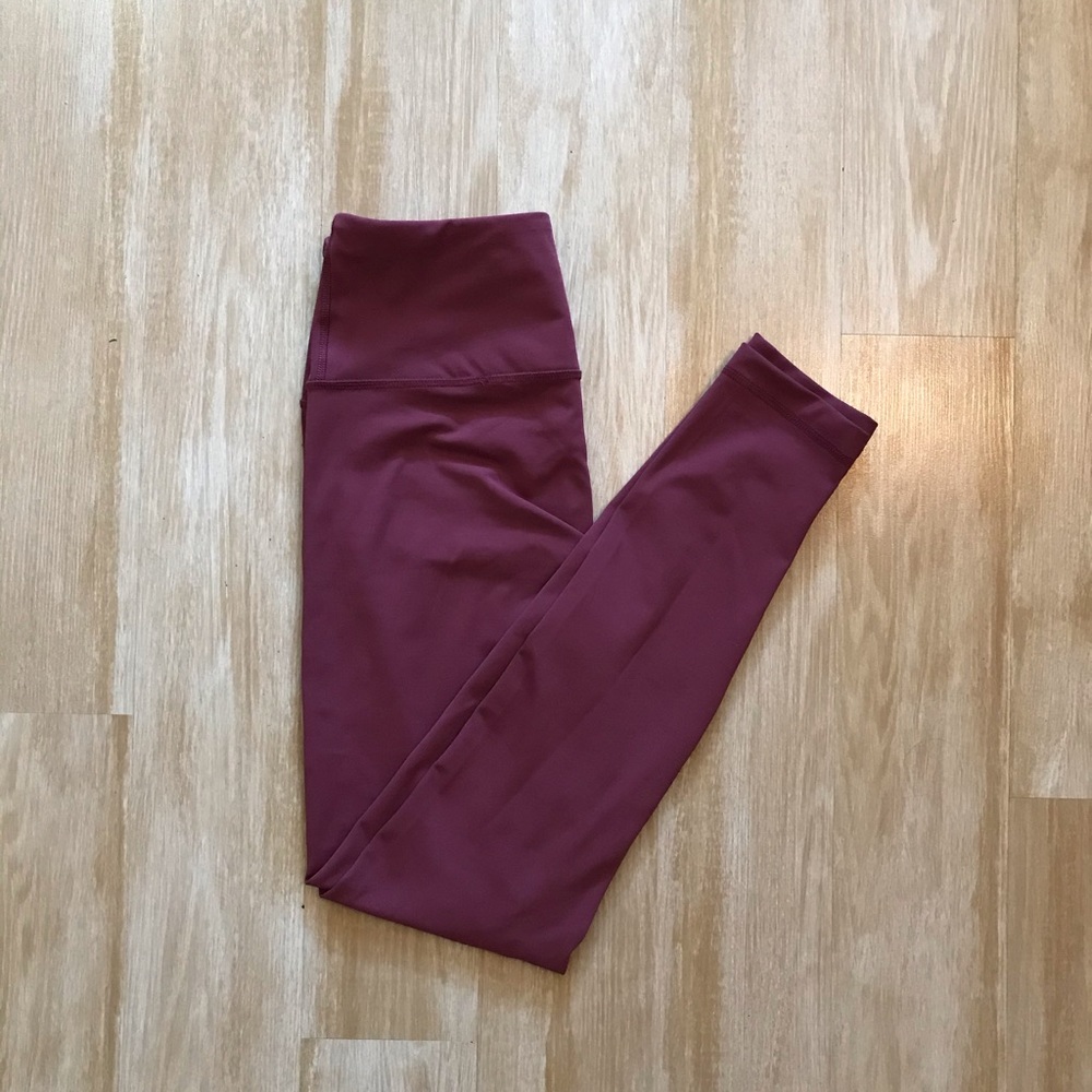 Pink full length leggings